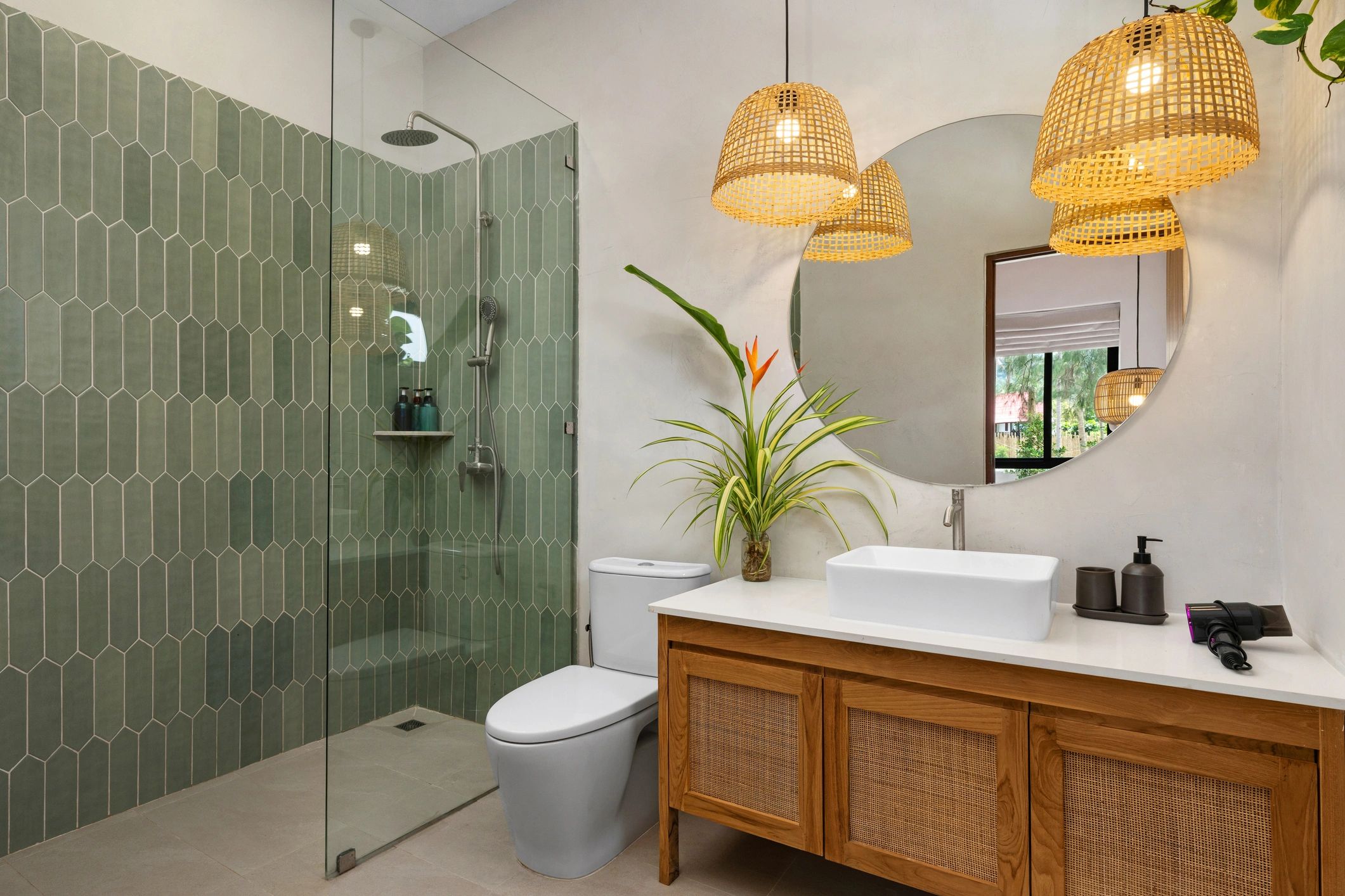 Modern new home bathroom design